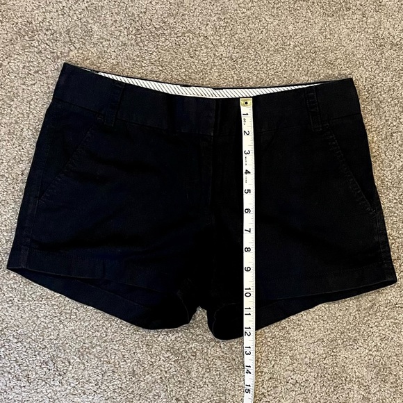 J. Crew Broken-In 3-Inch Chino Short. Black. Size 0. - Picture 3 of 8